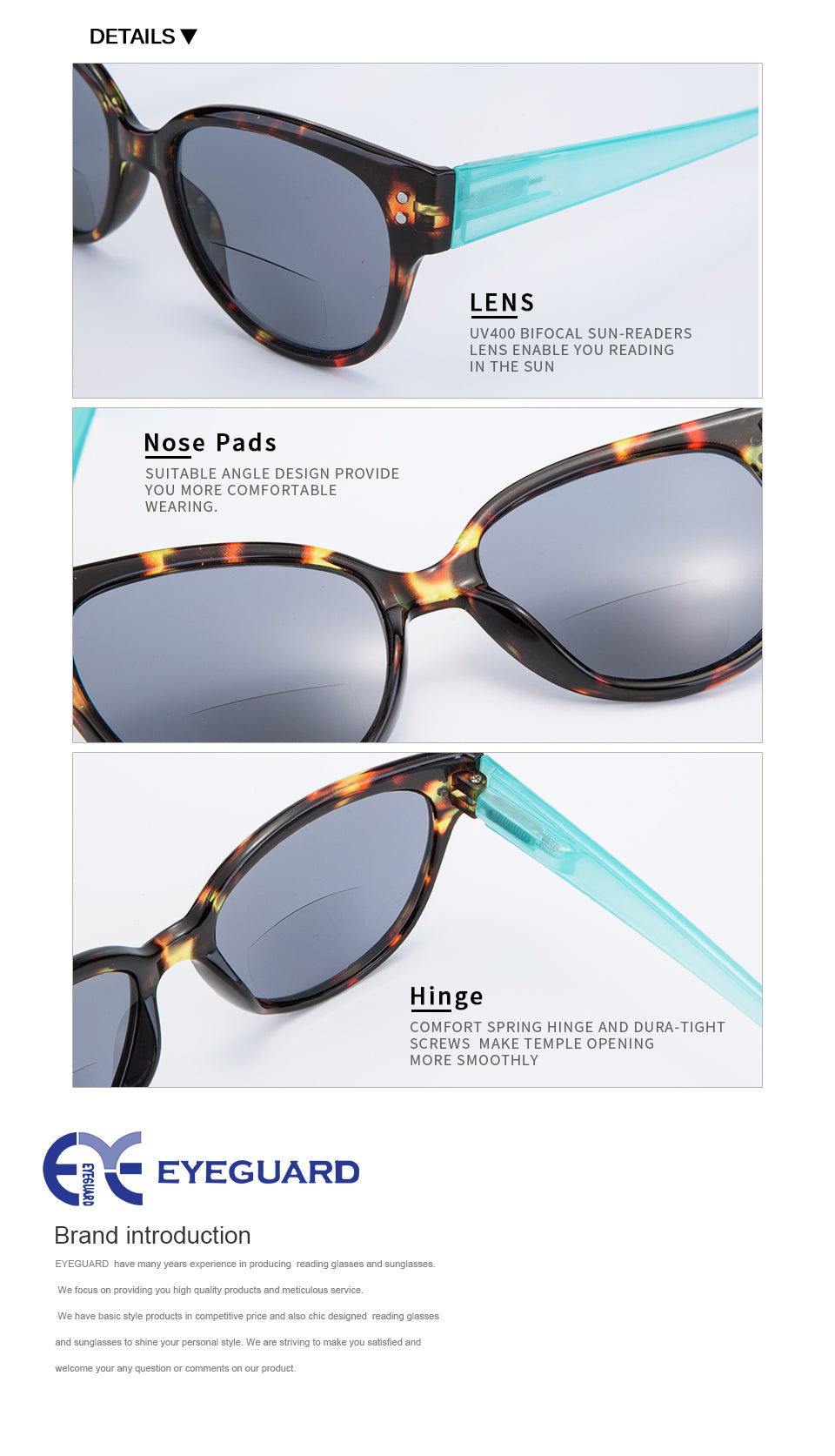 Eyeguard Women Bifocal Sunglasses - Stylish UV 400 Sun-Readers – FuzWeb