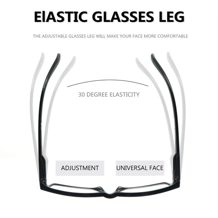 Reading Glasses Men Women Rectangle Frame Clear Lens Eyeglasses Ultralight Diopter +1.0 To 4.0 Reading Glasses ModFans   