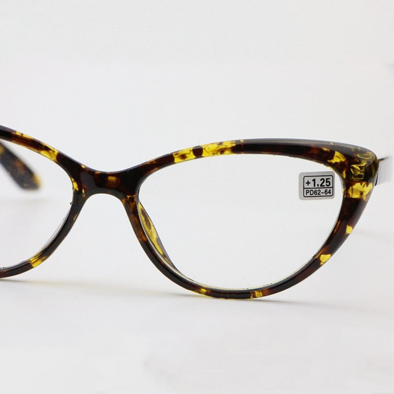 Iboode Women's Reading Glasses Floral Cat Eye Ultralight +1.25 1.5 1.75 2.0 2.25 2.5 2.75 3.0 3.5 4.0 Reading Glasses Iboode   