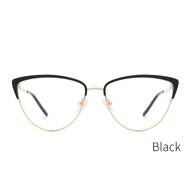 Kansept Brand Women's Eyeglasses Handmade Metal Frame Elegant Glasses Frame Frame Kansept Black  