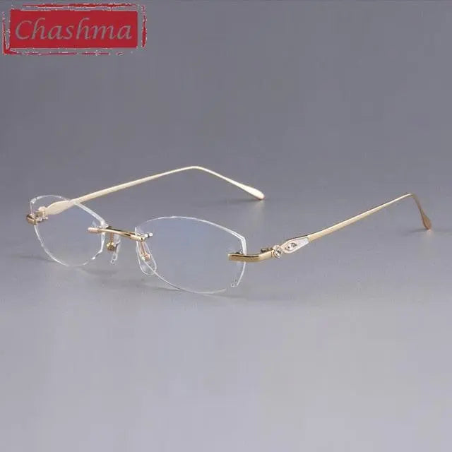 Chashma Designer Eyeglasses Diamond Rimless – FuzWeb