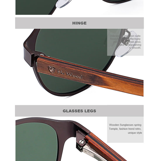 Hu Wood Polarized Sunglasses - Stylish & Functional Eyewear – FuzWeb