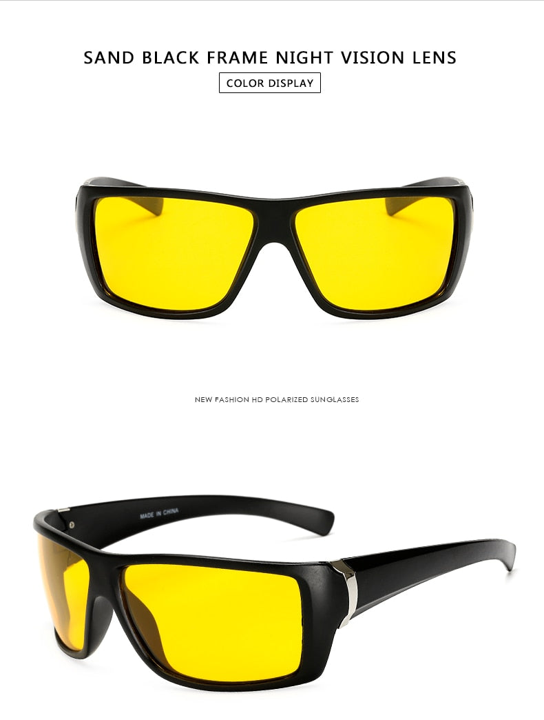 Yellow Lens Polarized Sunglasses for Men | Warblade 1004