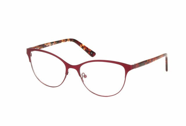 Chashma Brand Women's Frame Glasses Cat Eyes Top Quality W110 Frame Chashma Wine Red  