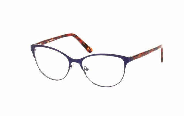 Chashma Brand Women's Frame Glasses Cat Eyes Top Quality W110 Frame Chashma Purple  