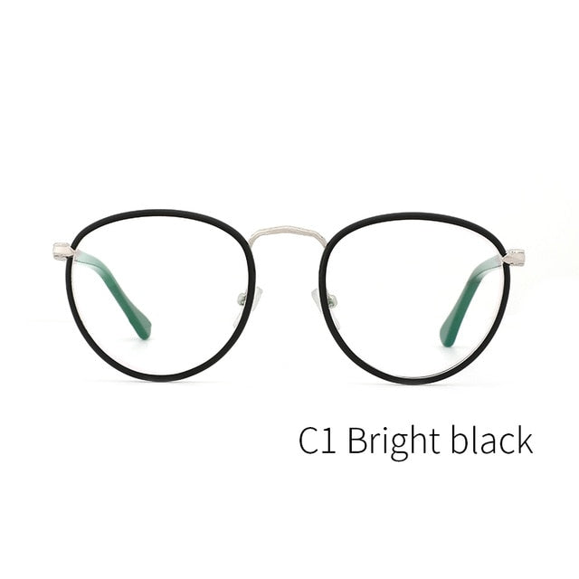 Kansept Brand Women's Acetate Eyeglasses Frame Glasses Round Os762 Frame Kansept OS762C1  