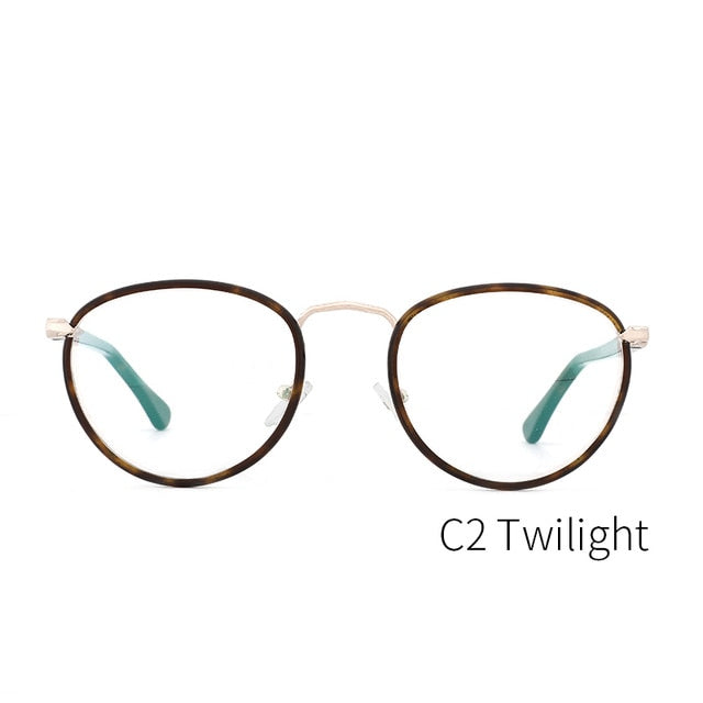 Kansept Brand Women's Acetate Eyeglasses Frame Glasses Round Os762 Frame Kansept OS762C2  