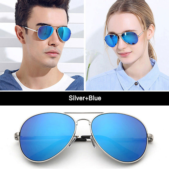 Aidien Brand Men's Sunglasses Diopter Polarized Oversize Aviation Sph Cyl Sunglasses Aidien Blue Extra thin 