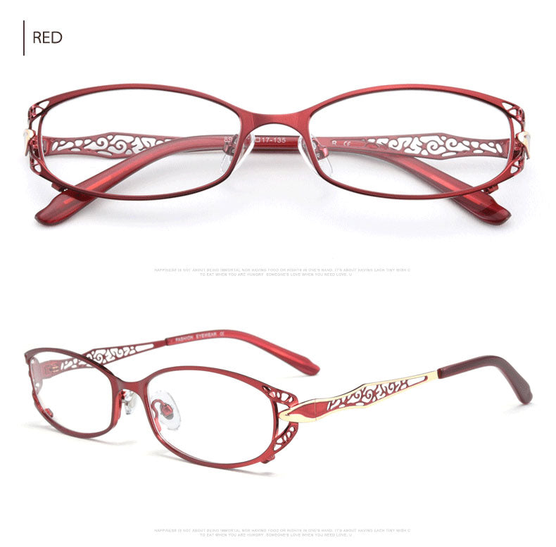 Uso Blue Women's Reading Glasses Anti-Reflective Full Rim Hmc Cr-39 Reading Glasses Hotochki   