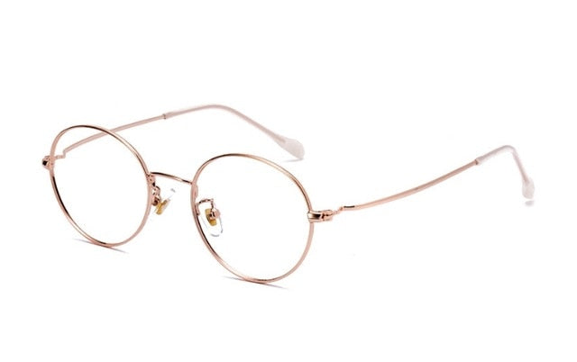 Aoubou Brand Women's Reading Glasses Alloy Frame Anti Blue Ray Anti-Reflective Ab981 Reading Glasses Aoubou 0.75 Gold 