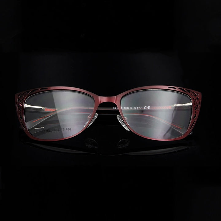 Esnbie Metal Glasses Frames For Women Able Spectacle Frames Cat Eye Rt1060 Frame Esnbie   