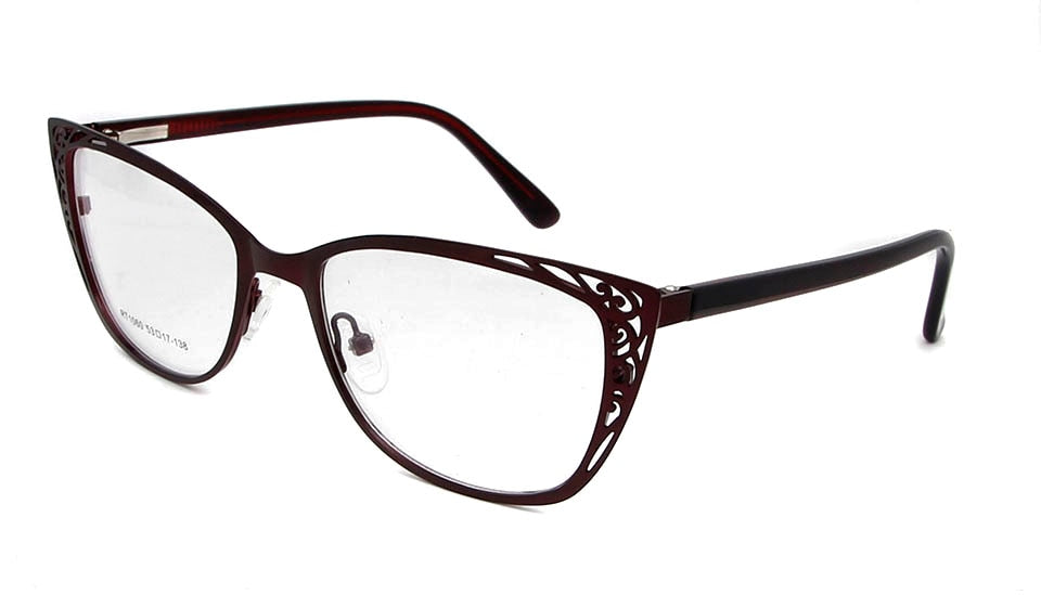 Esnbie Metal Glasses Frames For Women Able Spectacle Frames Cat Eye Rt1060 Full Rim Esnbie   