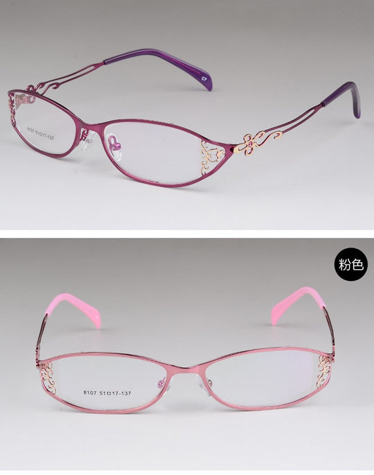 BCLEAR Women's Glasses: Alloy Full Frame Eyeglasses – FuzWeb