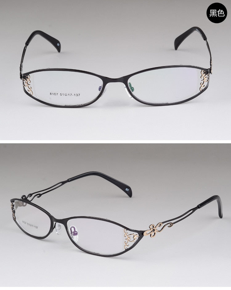 BCLEAR Women's Glasses: Alloy Full Frame Eyeglasses – FuzWeb