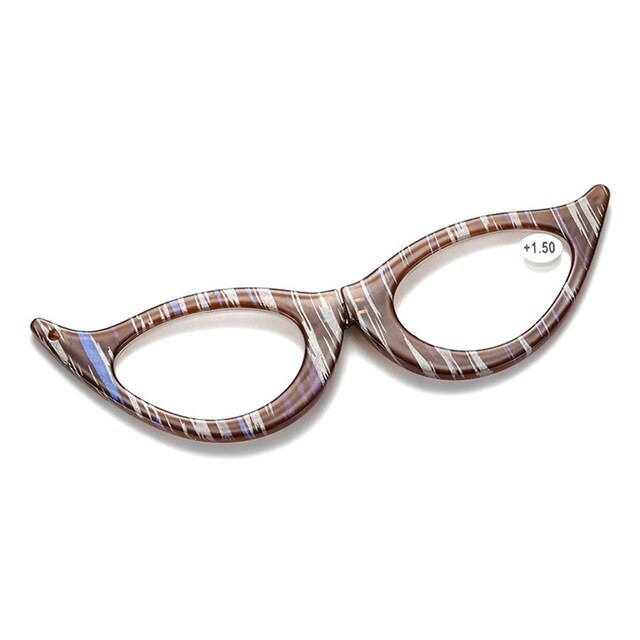 Iboode Women's Reading Glasses Cat Eye With Diopter +1.0 1.5 2.0 2.5 3 3.5 4 Reading Glasses Iboode +400 Brown 