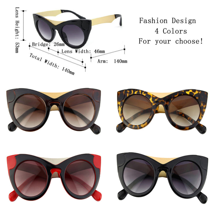Cat Eye Women's Sunglasses Eyewear Brand Designer Sgs6818 Sunglasses Ethan   