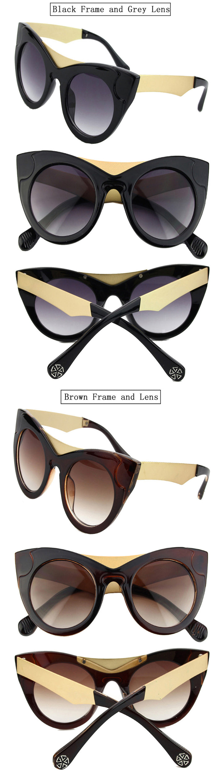 Cat Eye Women's Sunglasses Eyewear Brand Designer Sgs6818 Sunglasses Ethan   