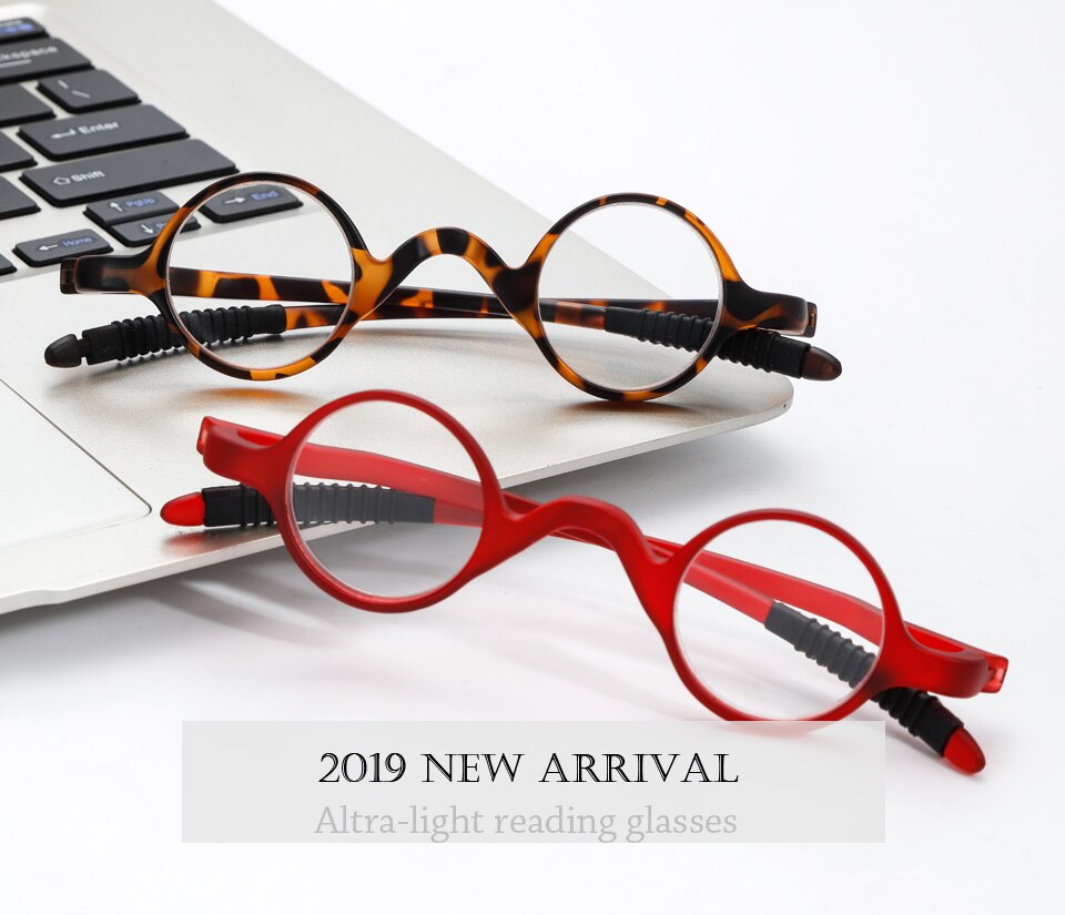 Brightzone Unisex Full Rim Round Tr 90 Hyperopic Reading Glasses 3232 Reading Glasses Brightzone   
