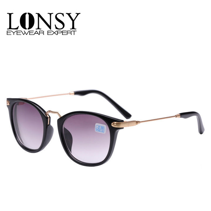 Lonsy Lens -1.0 -2.0 -3.0 -4.0 Reading Sunglasses Women Men Dc8859 Sunglasses Lonsy   