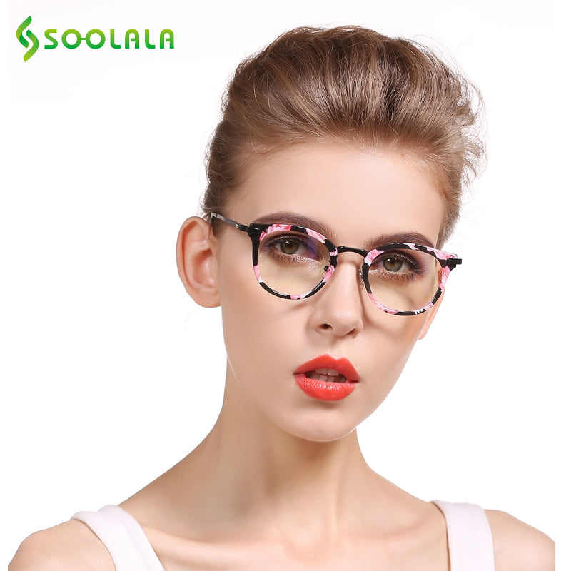 Soolala Brand Women's Cat Eye Reading Glasses +0.5 0.75 1.25 1.75 2.25 To 5.0 Reading Glasses SooLala   