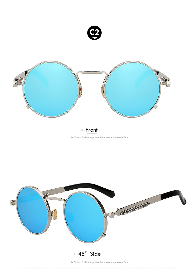GDC round sunglasses 新品未使用品！ Adjustable Tint Steampunk Sunglasses | Rotating Polarized