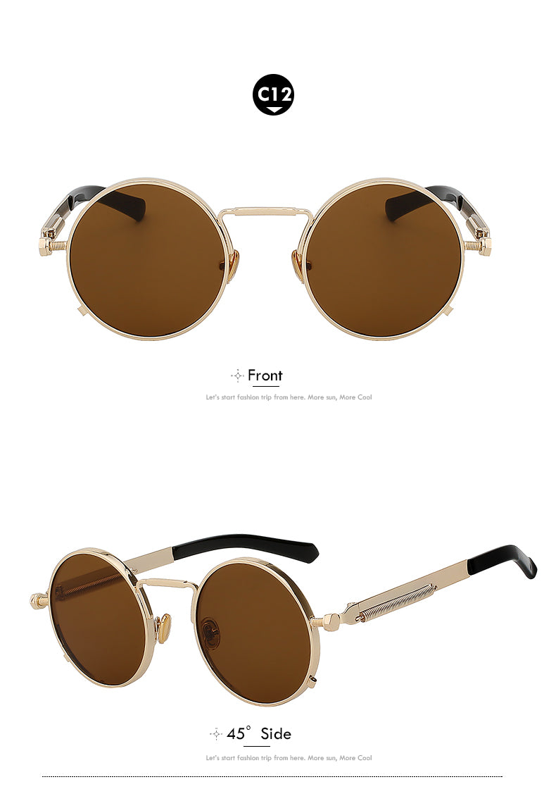 GDC round sunglasses 新品未使用品！ wickedaf-sunglasses-steampunk-