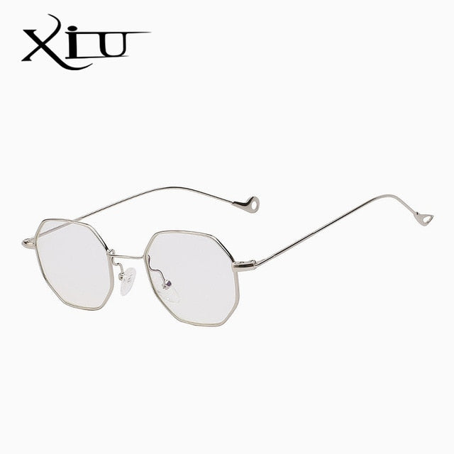 Xiu Brand Men's Multi Shades Steampunk Sunglasses Women Red Sunglasses Xiu Silver w clear lens  