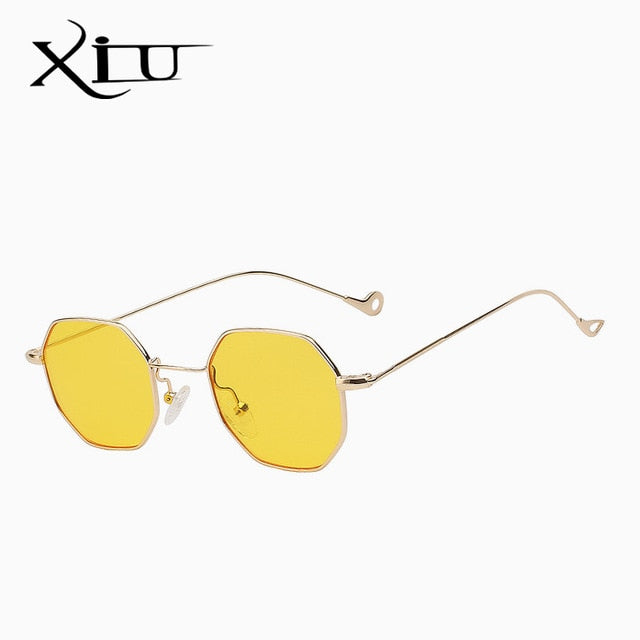 Xiu Brand Men's Multi Shades Steampunk Sunglasses Women Red Sunglasses Xiu Gold w sea yellow  