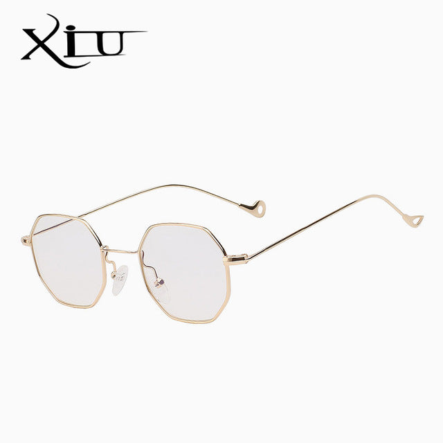 Xiu Brand Men's Multi Shades Steampunk Sunglasses Women Red Sunglasses Xiu Gold w clear lens  