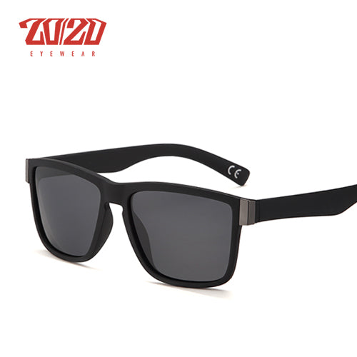 20/20 Men's Classic Polarized Driving Sunglasses Black Pl278 Sunglasses 20/20 C02 MatteBlack Smoke  