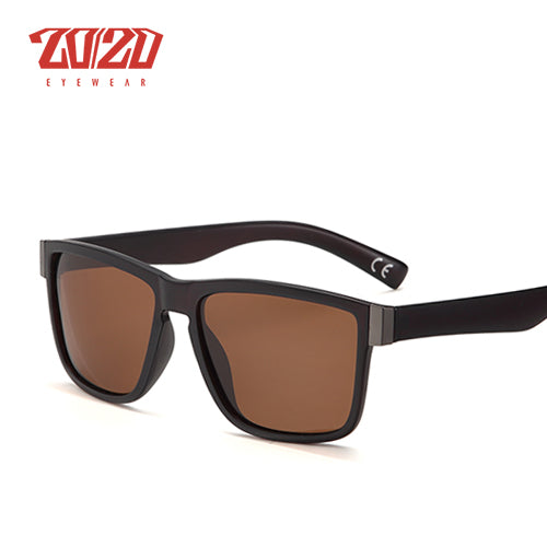 20/20 Men's Classic Polarized Driving Sunglasses Black Pl278 Sunglasses 20/20 C03 Brown Brown  
