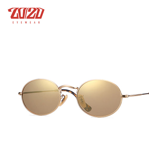 20/20 Polarized Oval Driving Sunglasses For Men & Women C030 Sunglasses 20/20 C07 Gold Gold  