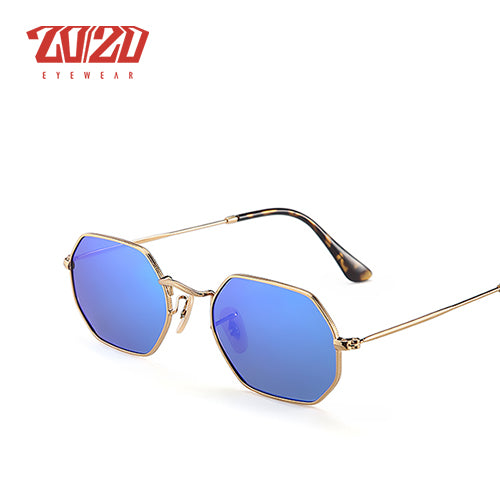 20/20 Brand Classic Polarized Men Sunglasses Women Unisex Metal Driving 17004 Sunglasses 20/20 C03 Gold Blue  
