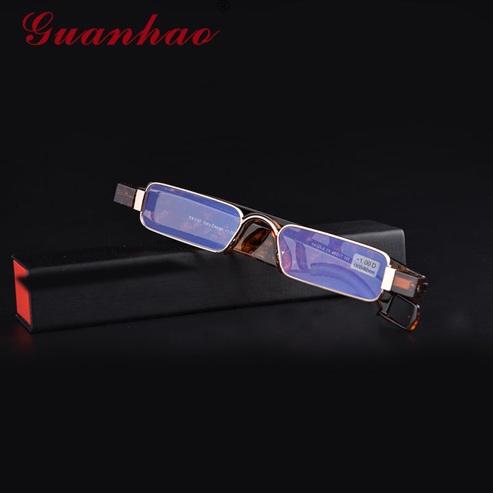 Guanhao Unisex Reading Glasses Anti Bue Light Ray Rotating Diopter Hmc Tr145 Reading Glasses Guanhao   