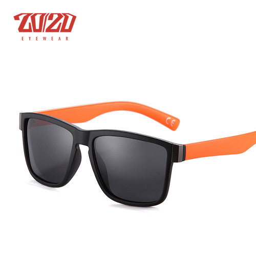20/20 Men's Classic Polarized Driving Sunglasses Black Pl278 Sunglasses 20/20 C05 Orange  