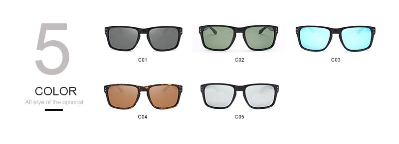 Oley Classic Polarized Sunglasses Men Glasses Driving Coating Black Frame Fishing Driving Y8133 Sunglasses Oley   