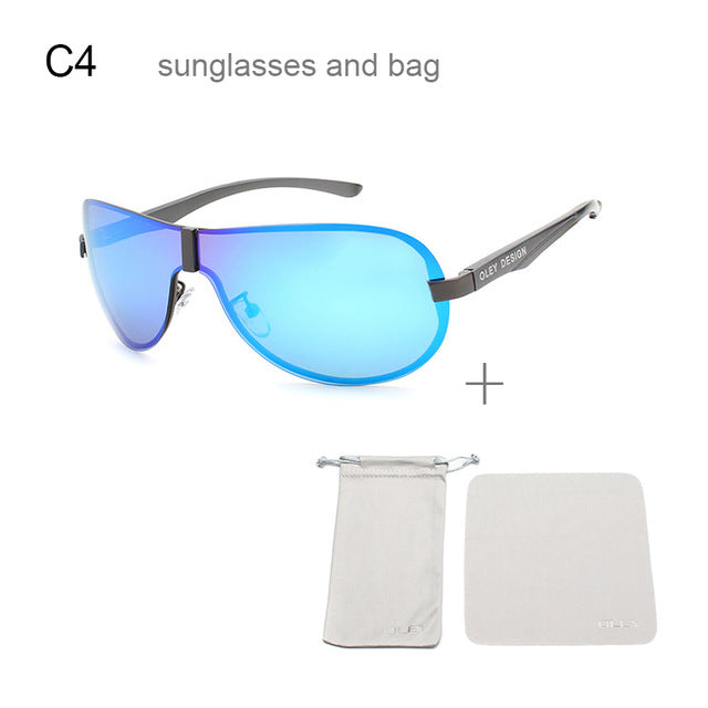 Oley Aluminum Magnesium Men's Sunglasses Polarized Coating Mirror Ya494 Sunglasses Oley YA494 C4  
