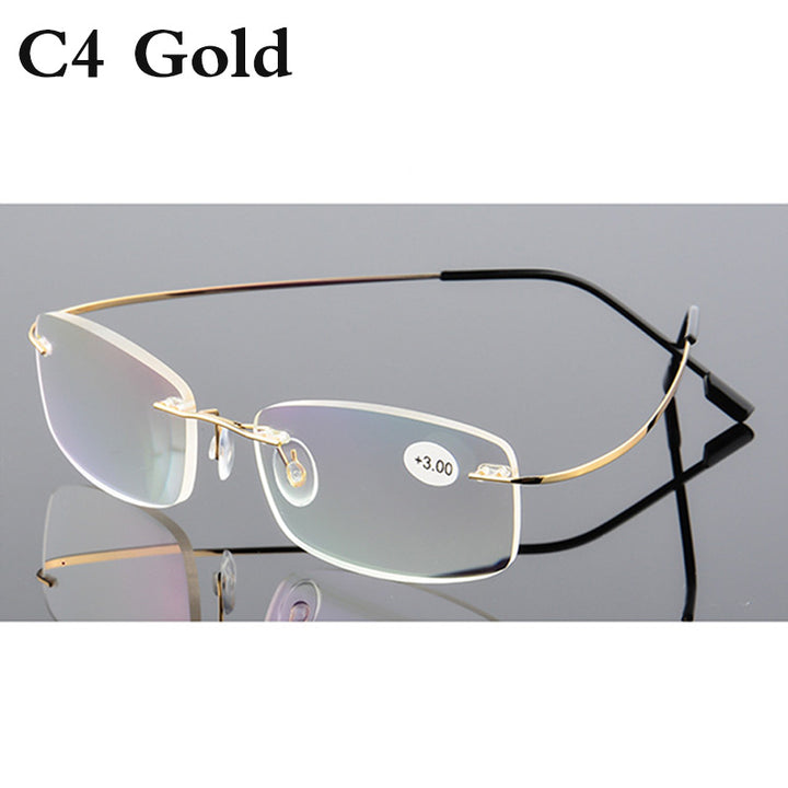 Reading Glasses Men Women Rimless Ultra-Light Magnetic Eyeglasses For Male +1.0+1.5+2.0+2.5+3.0+3.5+4.0 Rs079 Reading Glasses Belmon   