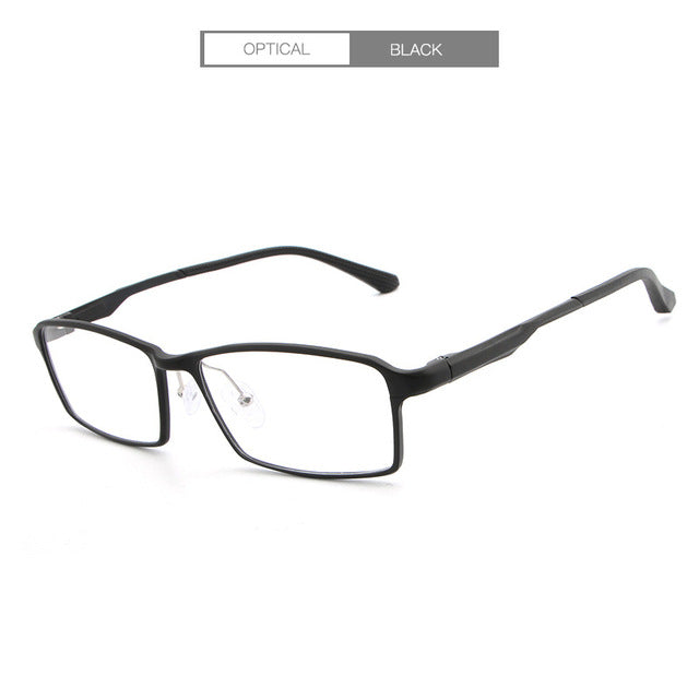 Hdcrafter Tr90 17G Lightweight Glasses Frame Hyperopia Eyeglasses Frames Reading Titaniun L-P6287 Frame Hdcrafter Eyeglasses Black  