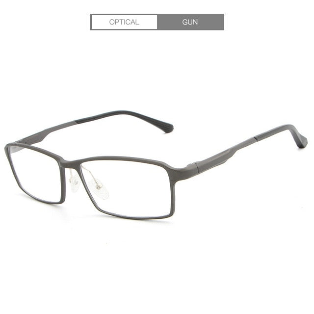 Hdcrafter Tr90 17G Lightweight Glasses Frame Hyperopia Eyeglasses Frames Reading Titaniun L-P6287 Frame Hdcrafter Eyeglasses grun  