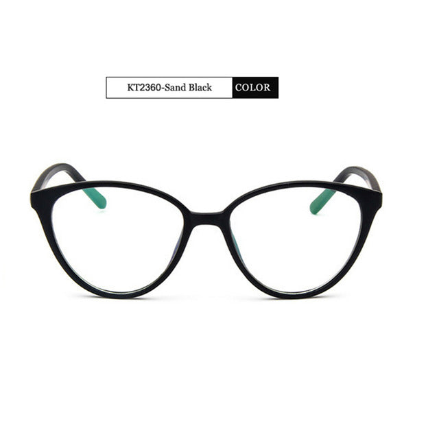 Kottdo Women Cat Eye Eyeglasses Frame Men Glasses Kt2360 Frame Kottdo Sand Black  