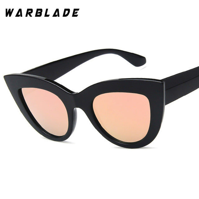 Warblade Women Designer Cat Eye Sunglasses Sunglasses Warblade black barbie  