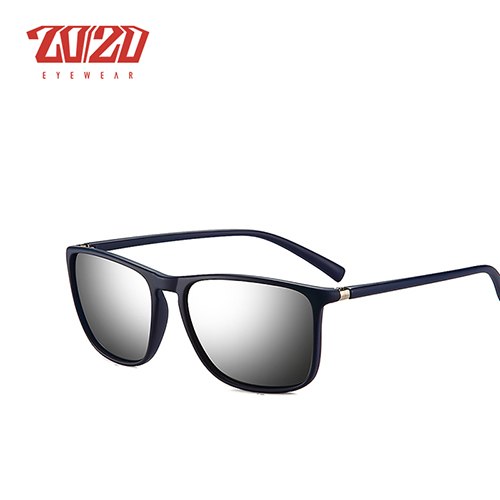 20/20 Brand Classic Polarized Sunglasses Men Driving Tr90 Frame Tr138 Sunglasses 20/20 C05 Silver  