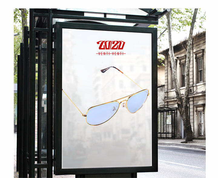 20/20 Brand Design Pilot Polarized Sunglasses Men Women Metal Frame Male Sun Glasses Unisex 17019 Sunglasses 20/20   