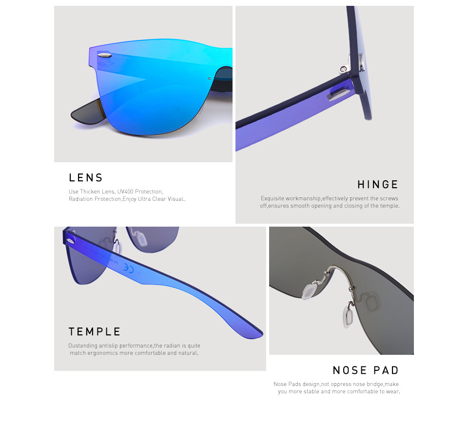 20/20 Brand Sunglasses for Men & Women - Stylish & Protective Eyewear C03 Blue Revo