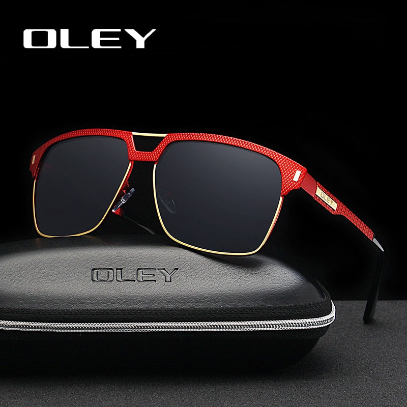 Oley Brand Unisex Classic Men Sunglasses Hd Polarized Y7641 Sunglasses Oley   