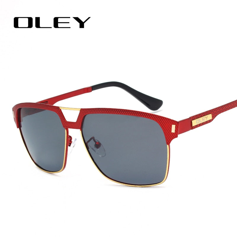 Oley Brand unisex Classic Sunglasses - HD Polarized Y7641 C2BOX