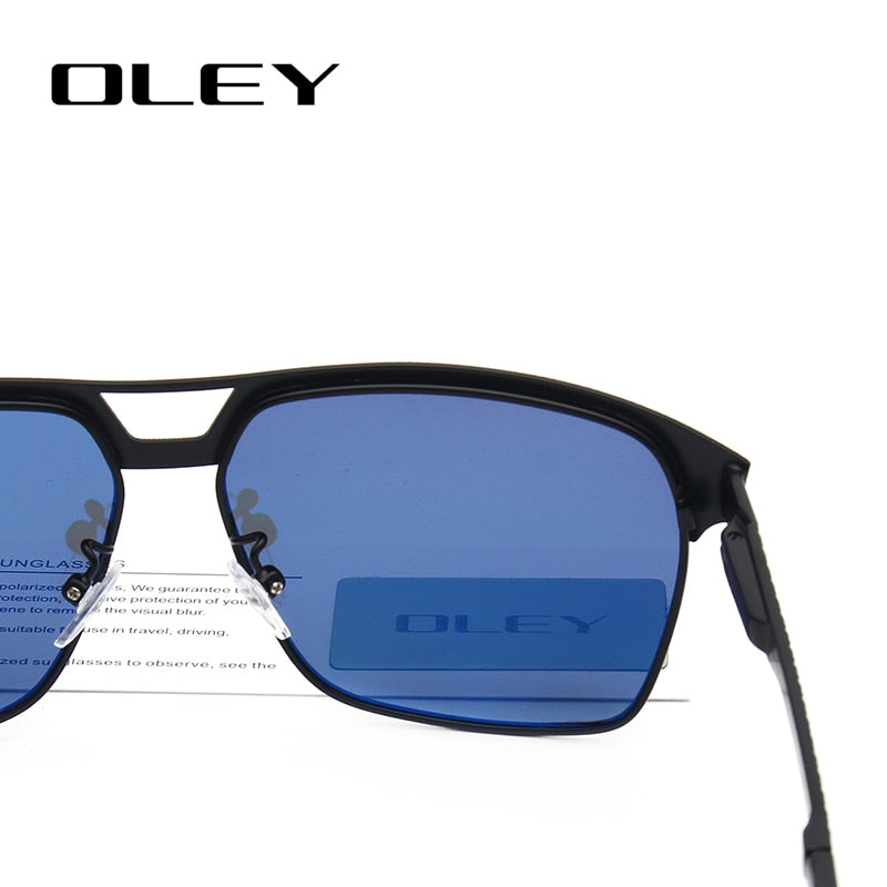Oley Brand unisex Classic Sunglasses - HD Polarized Y7641 C2BOX
