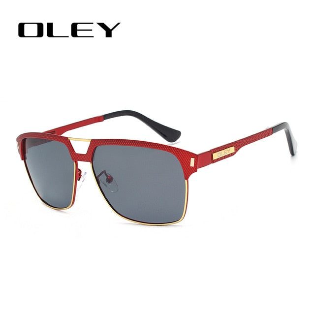 Oley Brand Unisex Classic Men Sunglasses Hd Polarized Y7641 Sunglasses Oley Y7641 C4BOX  