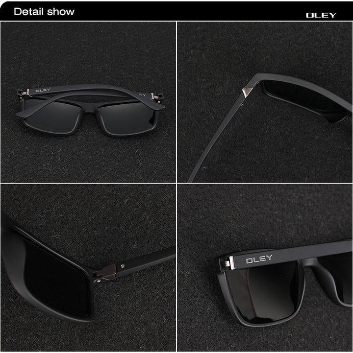 Oley Brand Sunglasses Men Classic Male Square Glasses Driving Travel Eyewear Unisex Y6625 Sunglasses Oley   